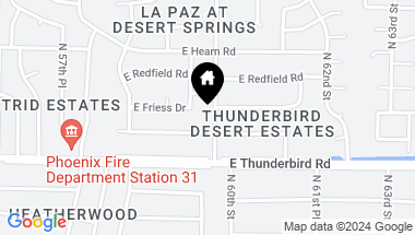 Map of 14002 N 60TH Street, Scottsdale AZ, 85254