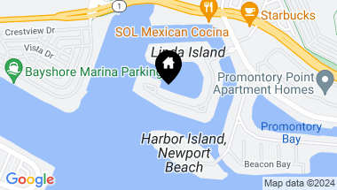 Map of 52 Linda, Newport Beach CA, 92660
