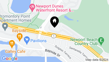 Map of 40 Villa Point Drive, Newport Beach CA, 92660