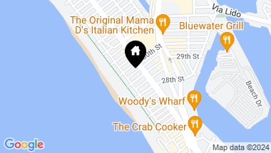 Map of 117 29th St, Newport Beach CA, 92663