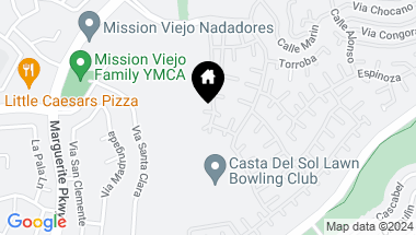 Map of 24095 Silvestre, Mission Viejo CA, 92692