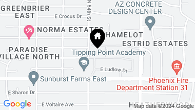 Map of 5418 E FRIESS Drive, Scottsdale AZ, 85254