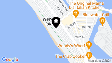 Map of 3012 W Oceanfront, Newport Beach CA, 92663