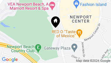 Map of 1053 Granville Drive, Newport Beach CA, 92660