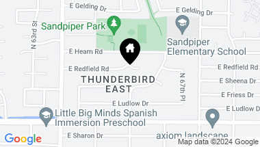 Map of 6601 E REDFIELD Road, Scottsdale AZ, 85254