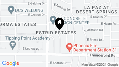 Map of 14015 N 57TH Street, Scottsdale AZ, 85254