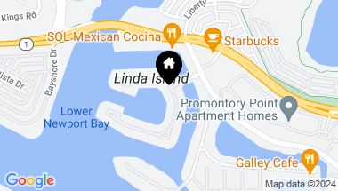Map of 71 Linda Isle, Newport Beach CA, 92660