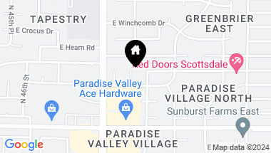 Map of 14007 N 48TH Way, Scottsdale AZ, 85254