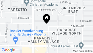 Map of 14018 N 49TH Street, Scottsdale AZ, 85254