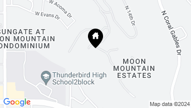 Map of 14056 N Moon Mountain Trail, Phoenix AZ, 85023