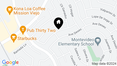 Map of 26172 Avenida Calidad, Mission Viejo CA, 92691