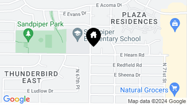 Map of 14201 N 68TH Street, Scottsdale AZ, 85254