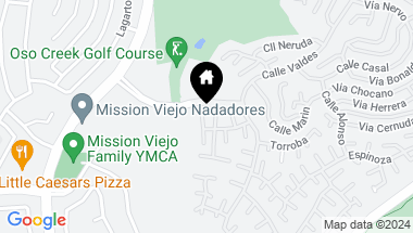 Map of 27651 Via Rodrigo, Mission Viejo CA, 92692