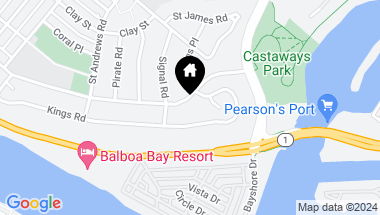 Map of 511 Cliff Drive, Newport Beach CA, 92663