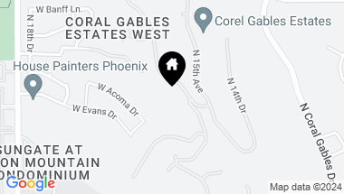 Map of 14442 N 15th Drive, Phoenix AZ, 85023