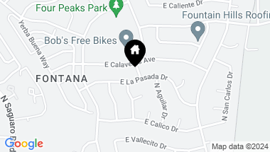 Map of 17240 E LA PASADA Drive, Fountain Hills AZ, 85268