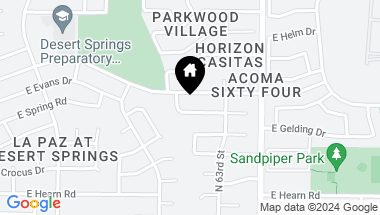 Map of 6240 E Evans Drive, Scottsdale AZ, 85254