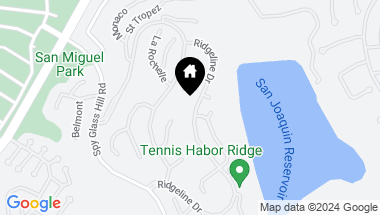 Map of 29 Ridgeline Drive, Newport Beach CA, 92660
