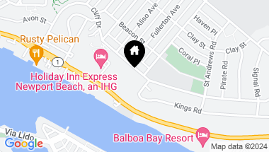 Map of 2209 Cliff Drive, Newport Beach CA, 92663