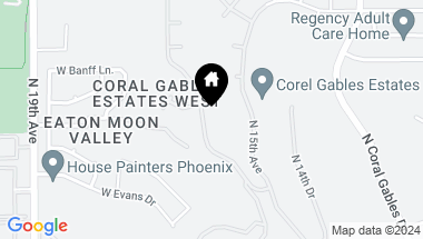 Map of 14645 N 15TH Drive, Phoenix AZ, 85023