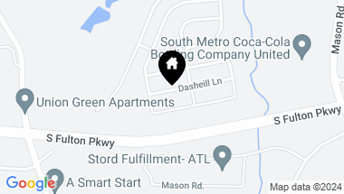 Map of 564 Dasheill Lane, Atlanta GA, 30349