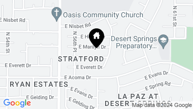 Map of 5714 E CLAIRE Drive, Scottsdale AZ, 85254