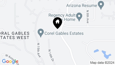 Map of 14802 N CORAL GABLES Drive, Phoenix AZ, 85023