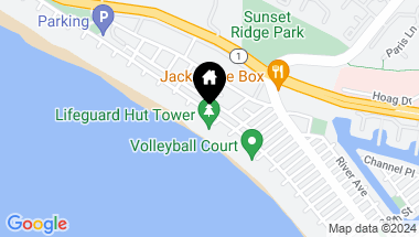 Map of 4807 Seashore Drive, Newport Beach CA, 92663