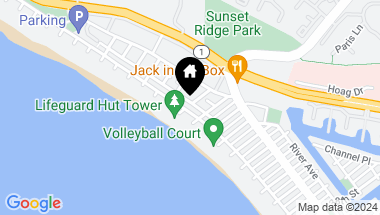 Map of 4718 Seashore Drive, Newport Beach CA, 92663