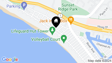 Map of 4800 Seashore Drive, Newport Beach CA, 92663