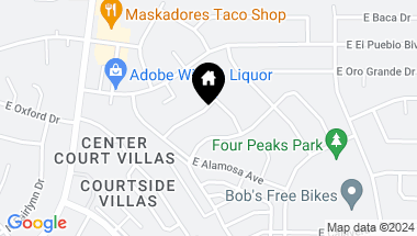 Map of 16945 E SABINAS Drive # B, Fountain Hills AZ, 85268