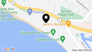 Map of 5100 Seashore Drive, Newport Beach CA, 92663