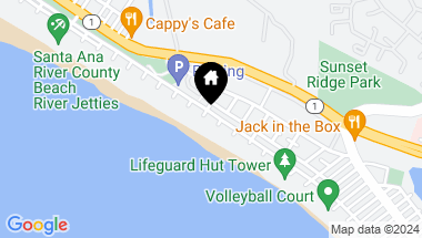 Map of 5307 Seashore Drive, Newport Beach CA, 92663