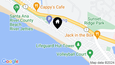 Map of 5309 Seashore Drive, Newport Beach CA, 92663