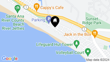 Map of 5401 Seashore Drive, Newport Beach CA, 92663