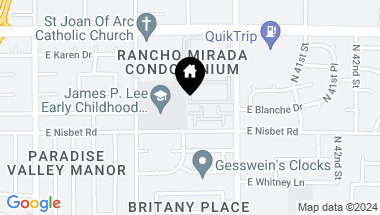 Map of 15020 N 40TH Street # 20, Phoenix AZ, 85032