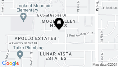 Map of 205 E ACAPULCO Lane, Phoenix AZ, 85022