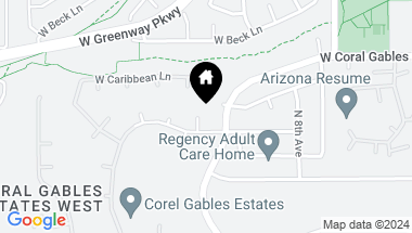 Map of 15039 N 14TH Avenue, Phoenix AZ, 85023