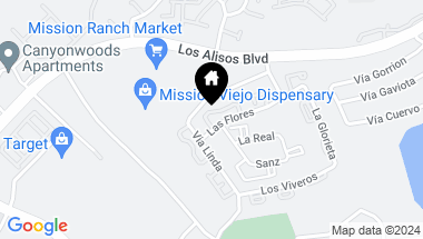 Map of 26075 Las Flores D, Mission Viejo CA, 92691
