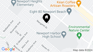 Map of 2306 Margaret Drive, Newport Beach CA, 92663