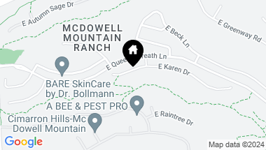 Map of 10915 E KAREN Drive, Scottsdale AZ, 85255
