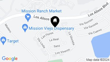 Map of 26171 Las Flores 157, Mission Viejo CA, 92691