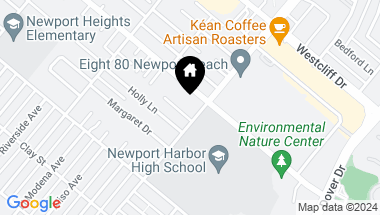 Map of 2206 Laurel Place, Newport Beach CA, 92663