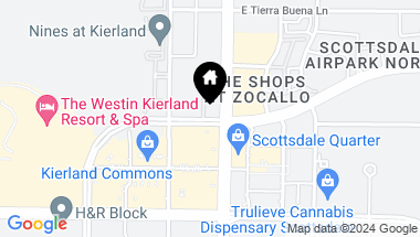 Map of 7180 E KIERLAND Boulevard # 805, Scottsdale AZ, 85254