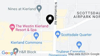 Map of 7180 E KIERLAND Boulevard # 0606, Scottsdale AZ, 85254