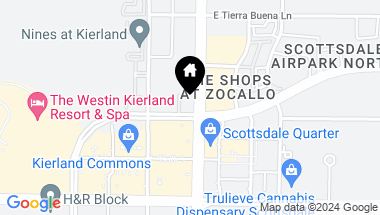 Map of 7180 E KIERLAND Boulevard # 815, Scottsdale AZ, 85254