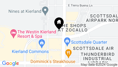 Map of 7180 E KIERLAND Boulevard # 419, Scottsdale AZ, 85254