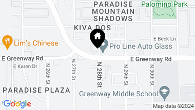 Map of 15402 N 28TH Street # 236, Phoenix AZ, 85032