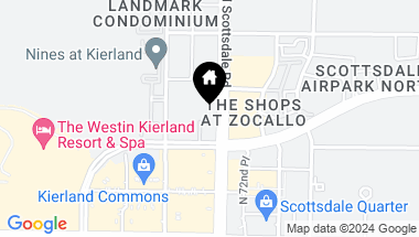 Map of 7180 E KIERLAND Boulevard # 510, Scottsdale AZ, 85254