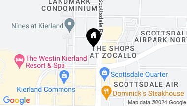 Map of 7180 E KIERLAND Boulevard # 1209, Scottsdale AZ, 85254